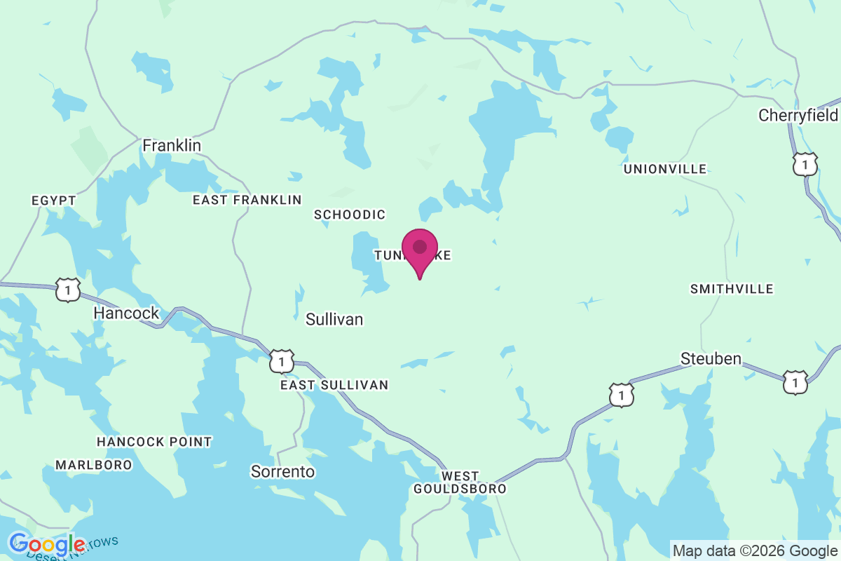 Carte de Tunk Lake