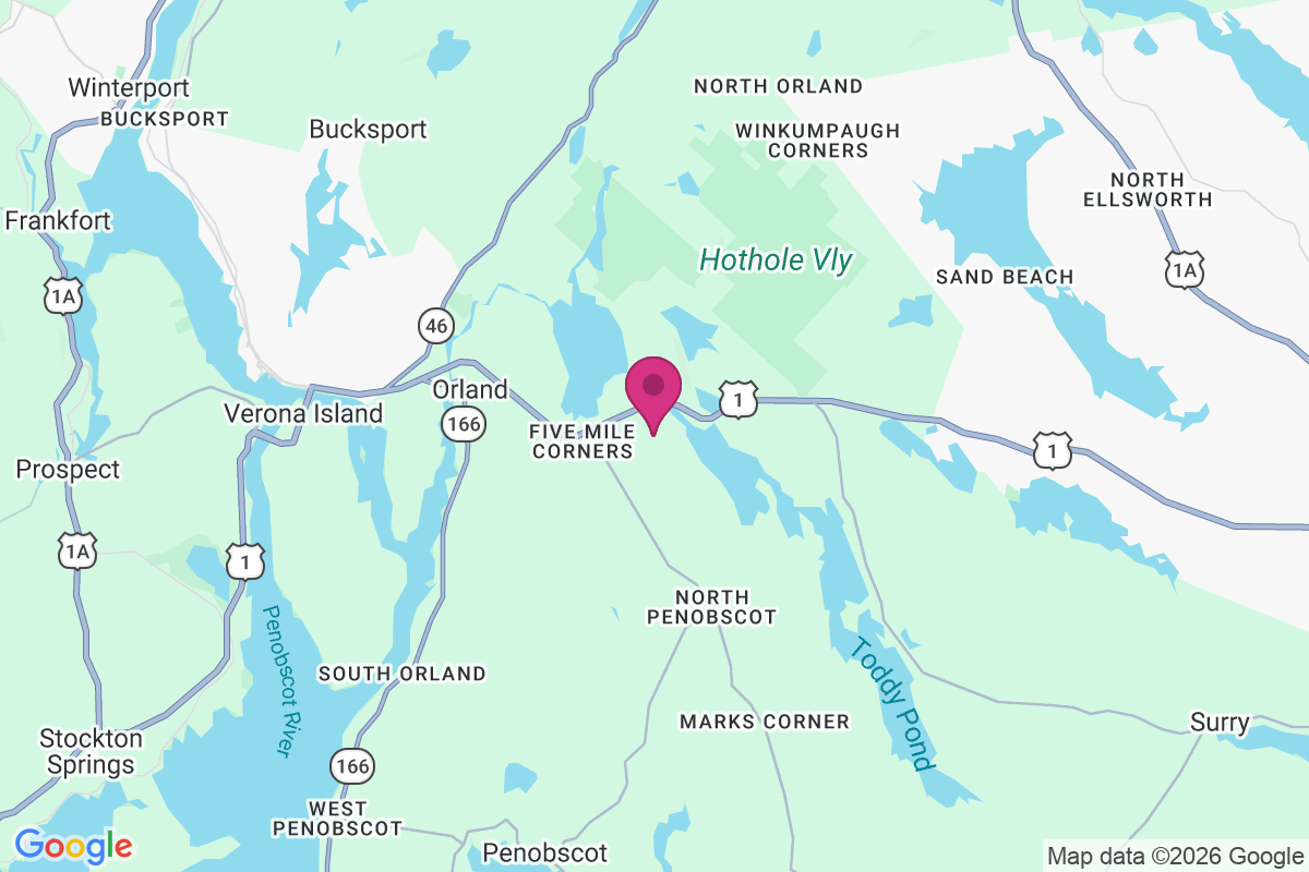 Carte de East Orland