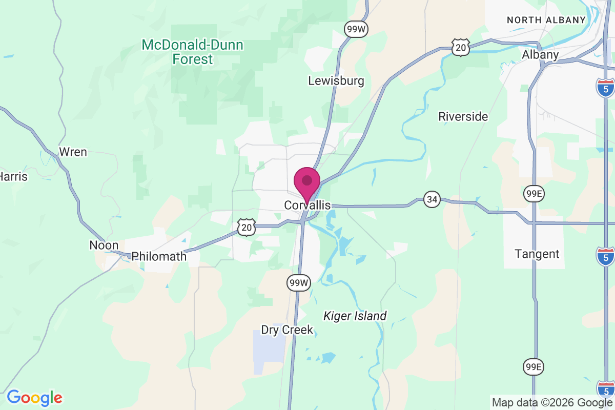 Carte de Corvallis