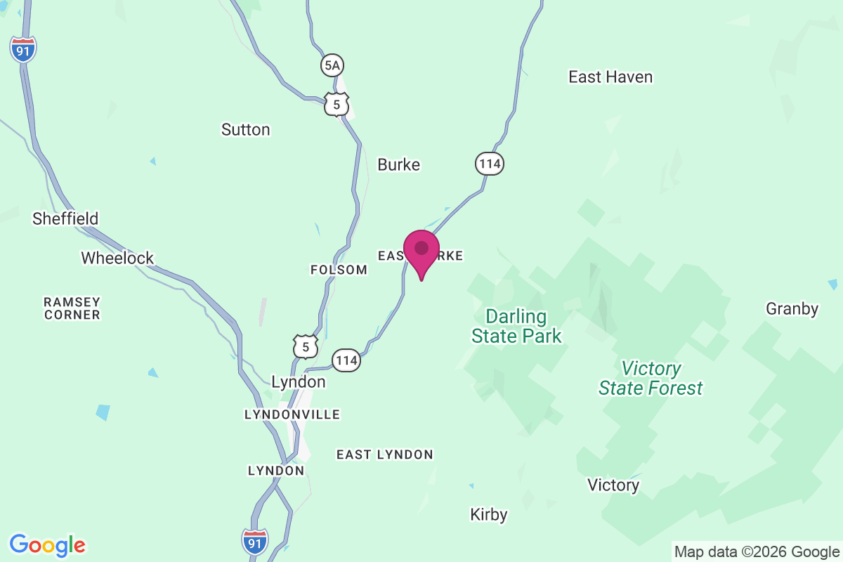 Carte de East Burke