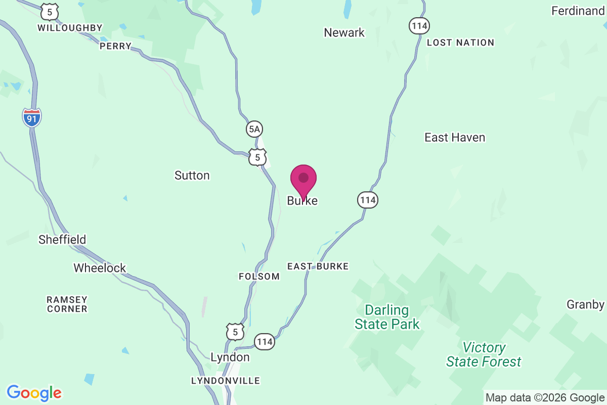 Carte de Burke Hollow