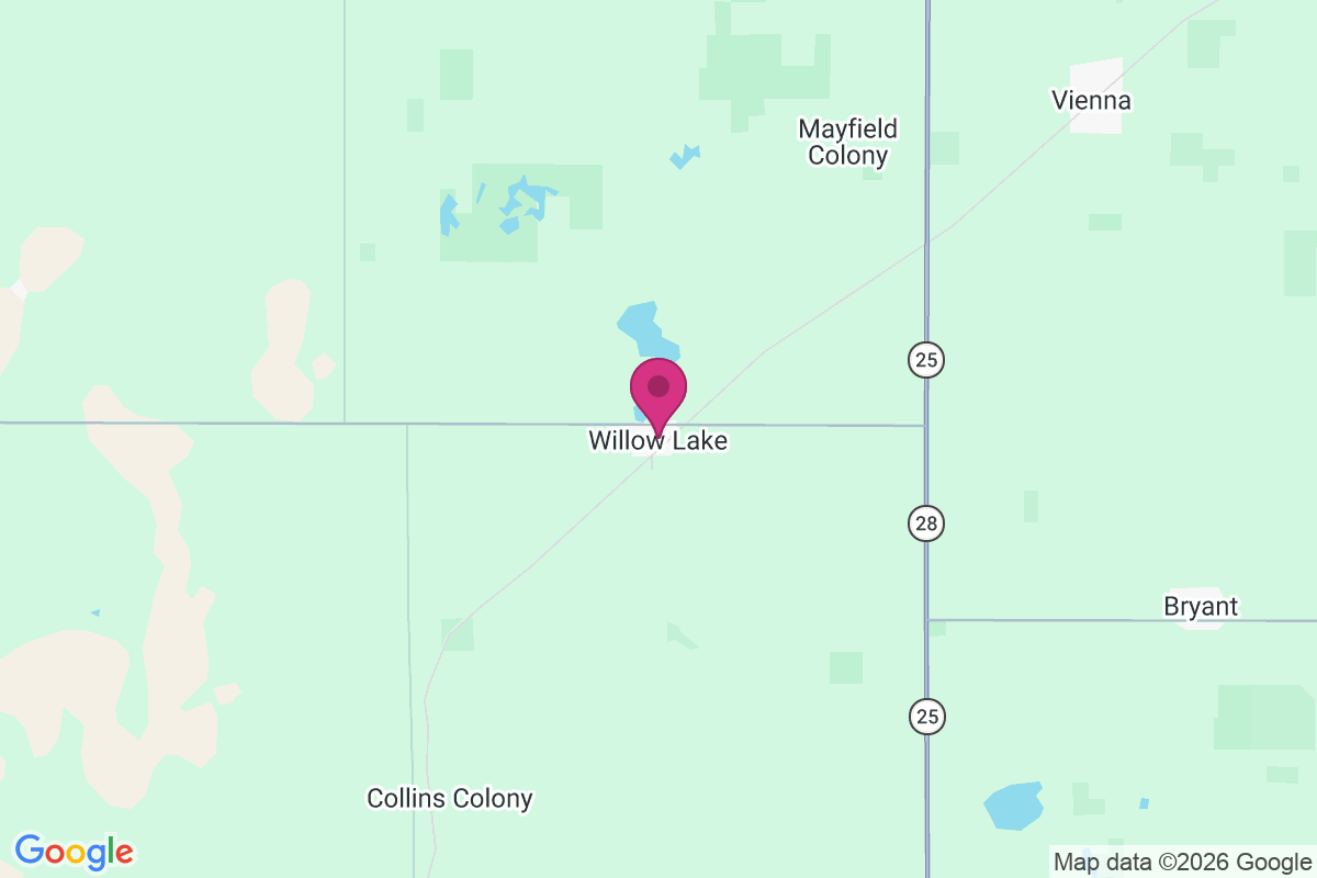 Carte de Willow Lake