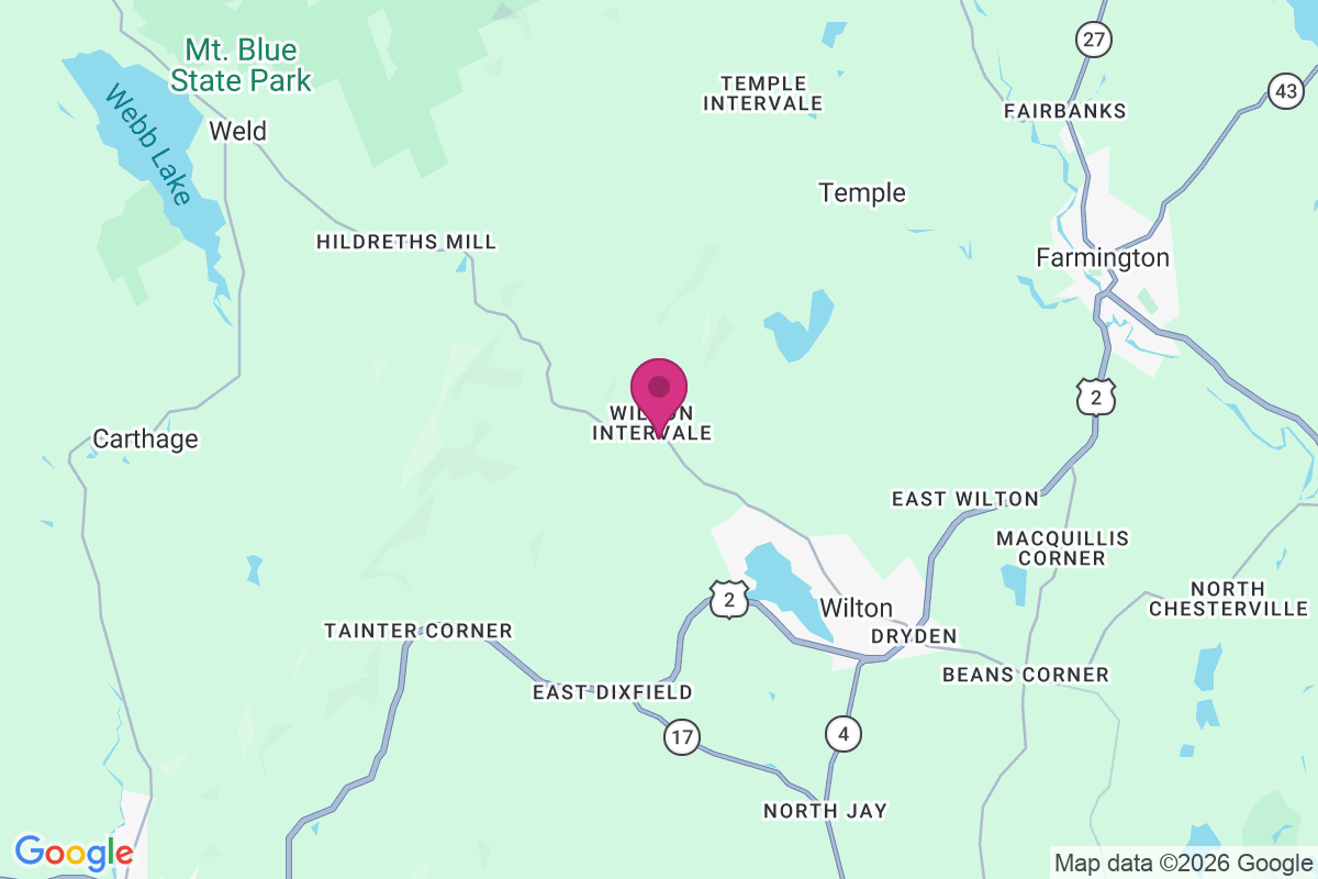Carte de Wilton Intervale