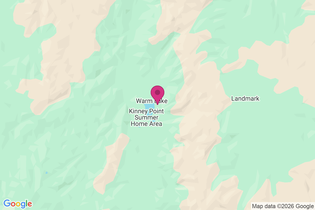 Carte de Warm Lake