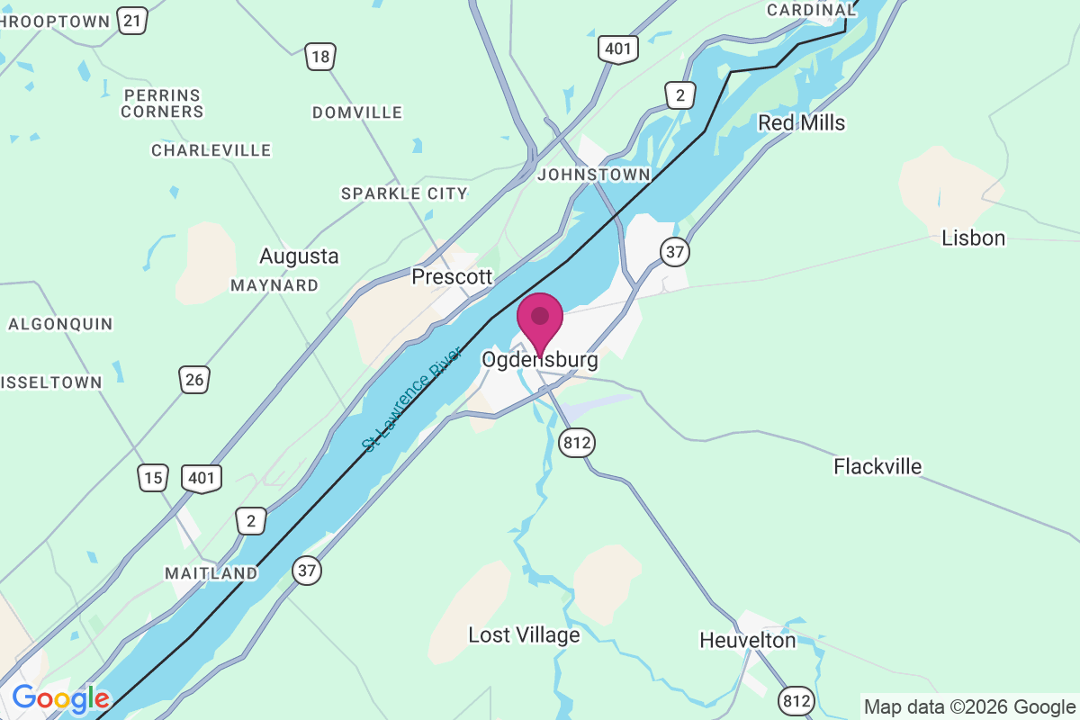Carte de Ogdensburg