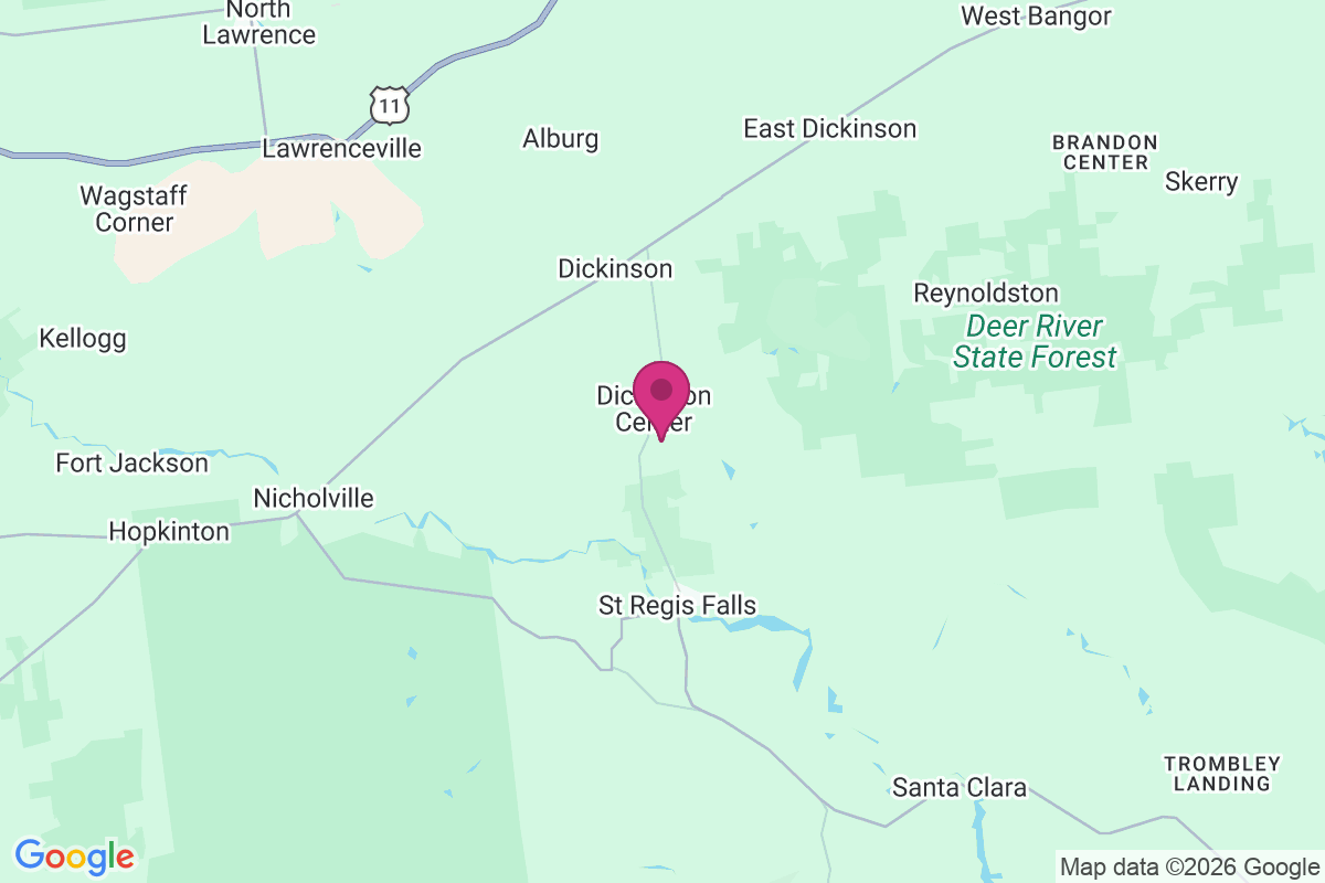 Carte de Dickinson Center