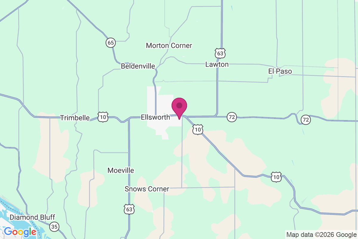 Carte de East Ellsworth