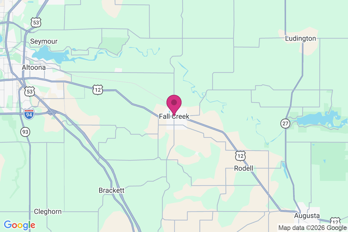 Carte de Fall Creek