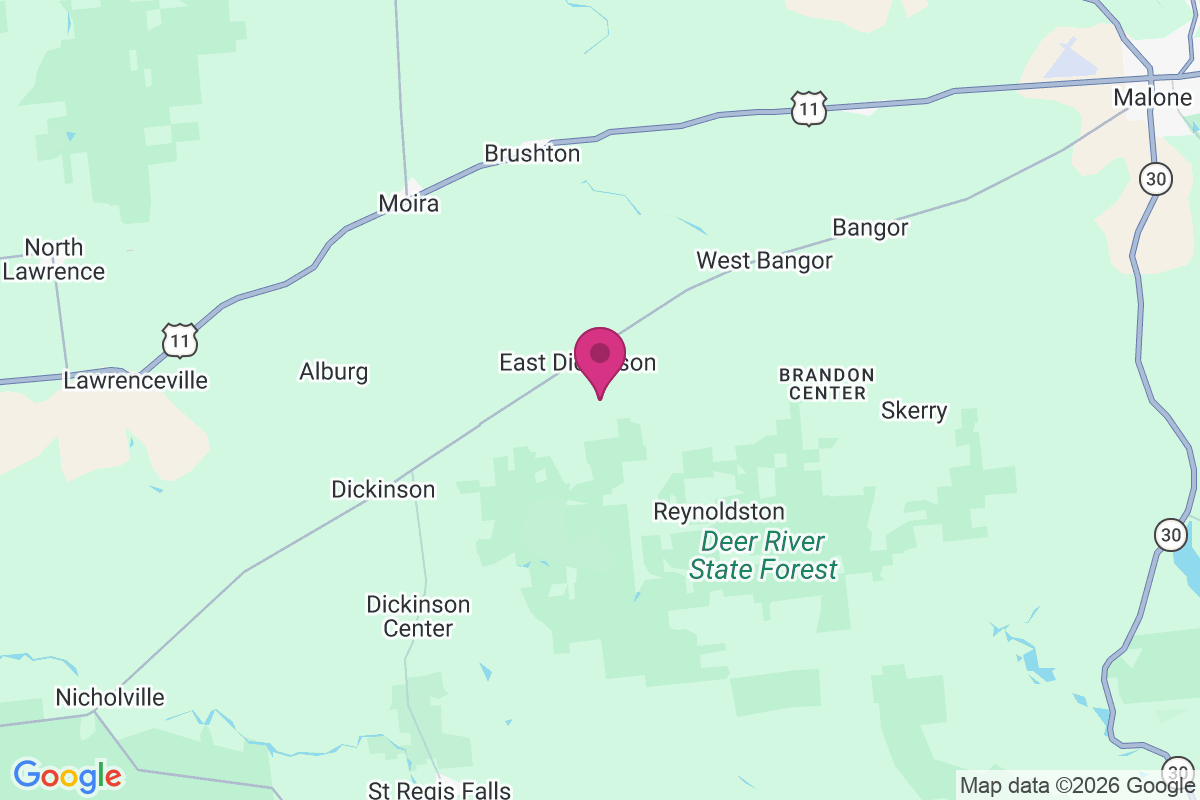 Carte de East Dickinson