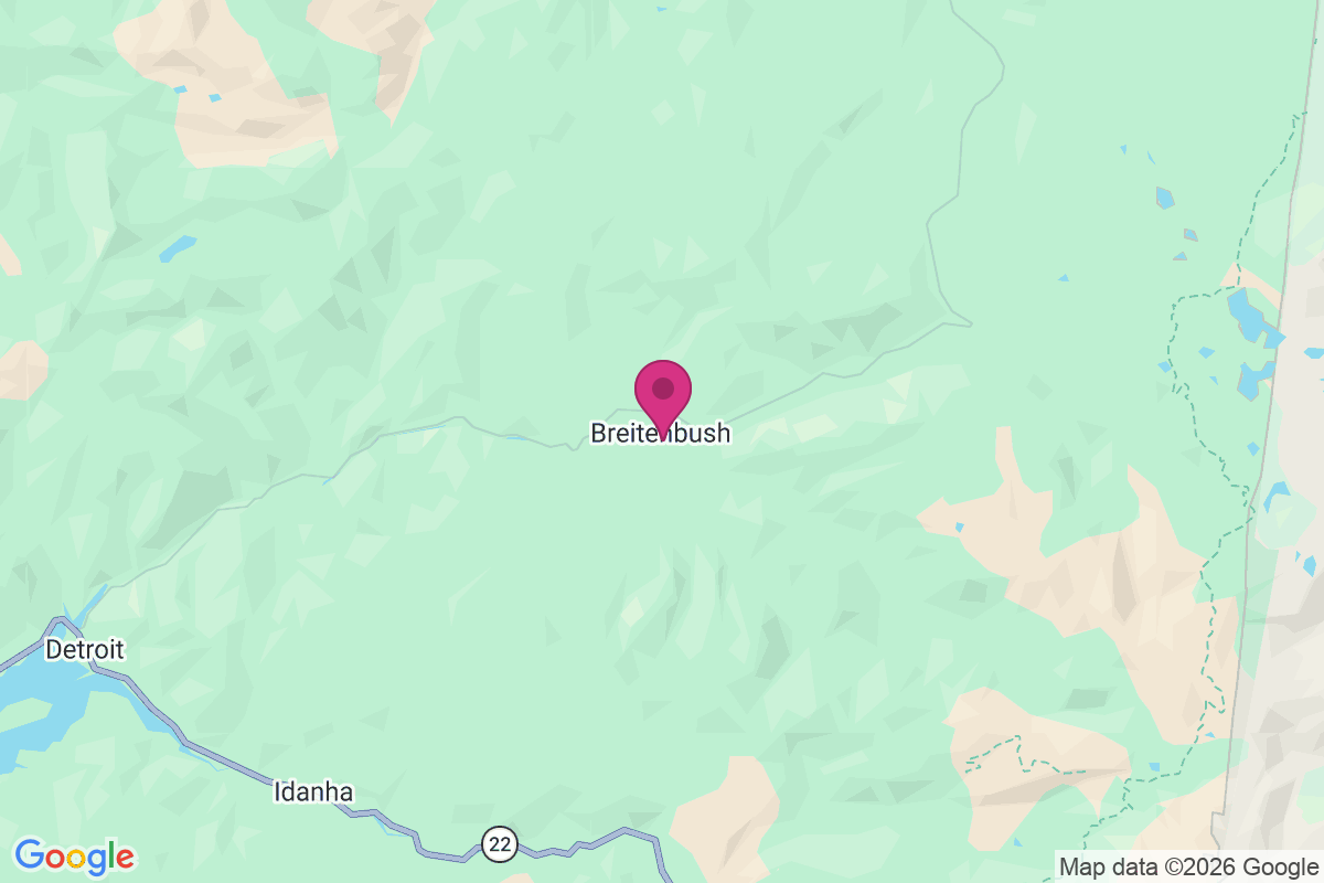 Carte de Breitenbush Hot Springs