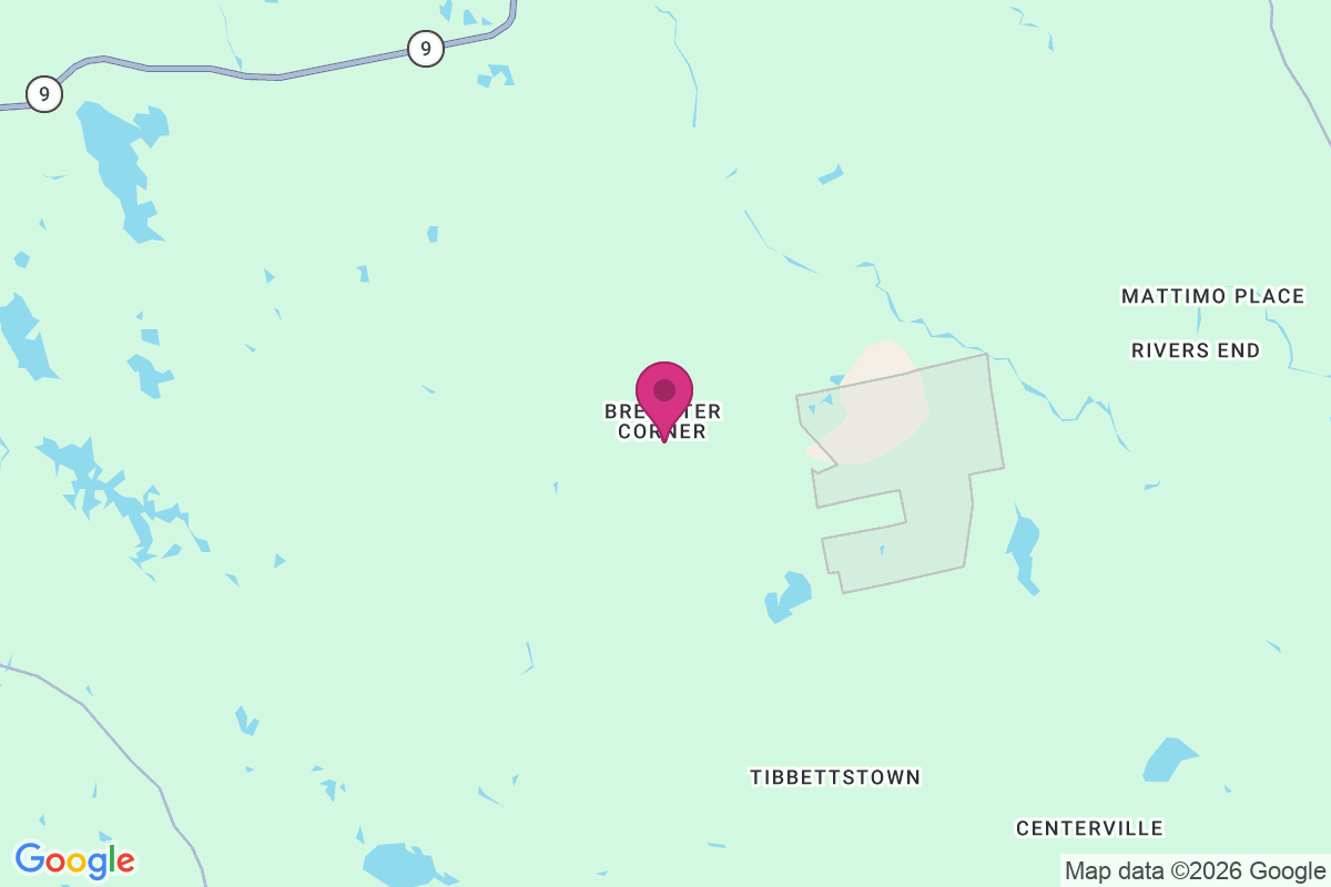 Carte de Brewster Corner