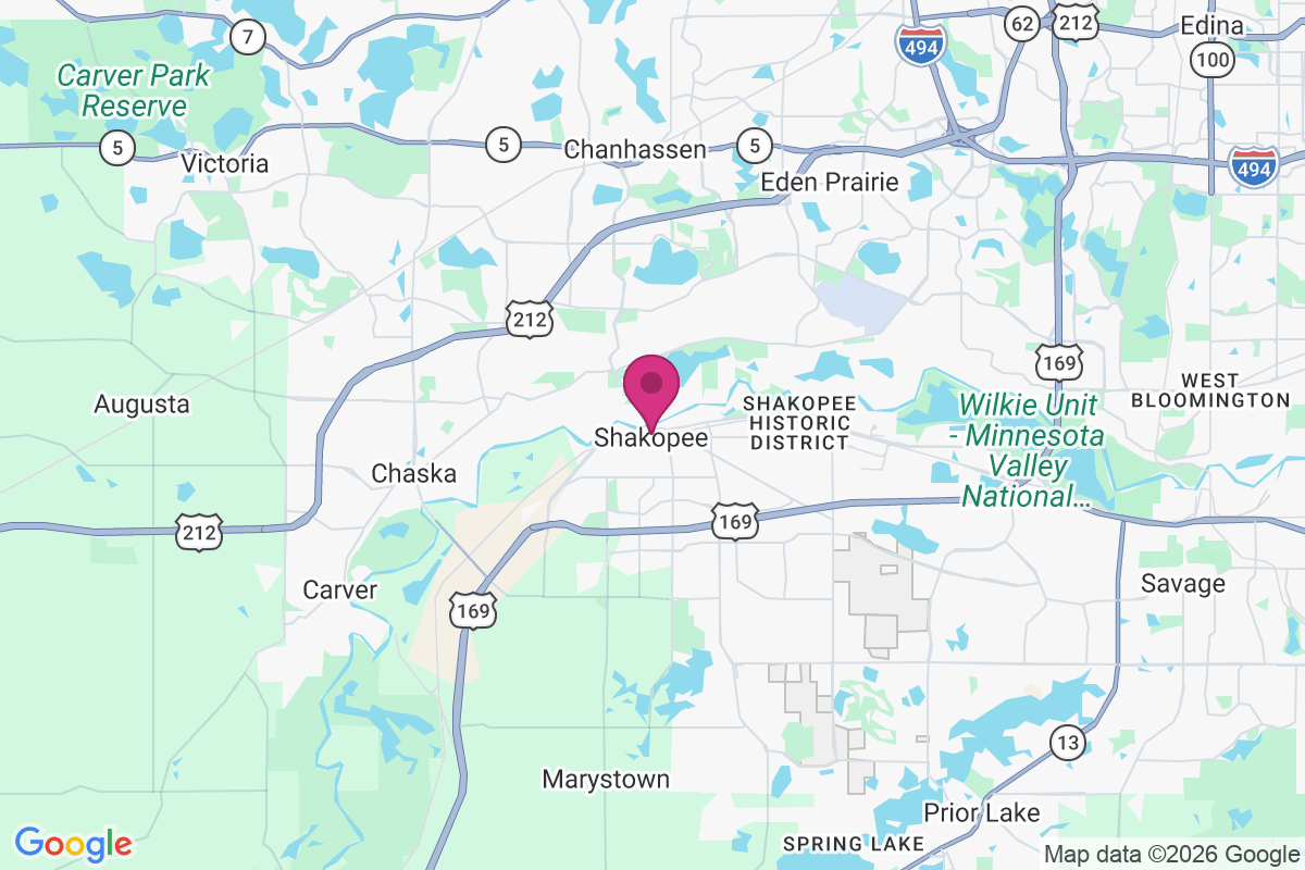 Carte de Shakopee