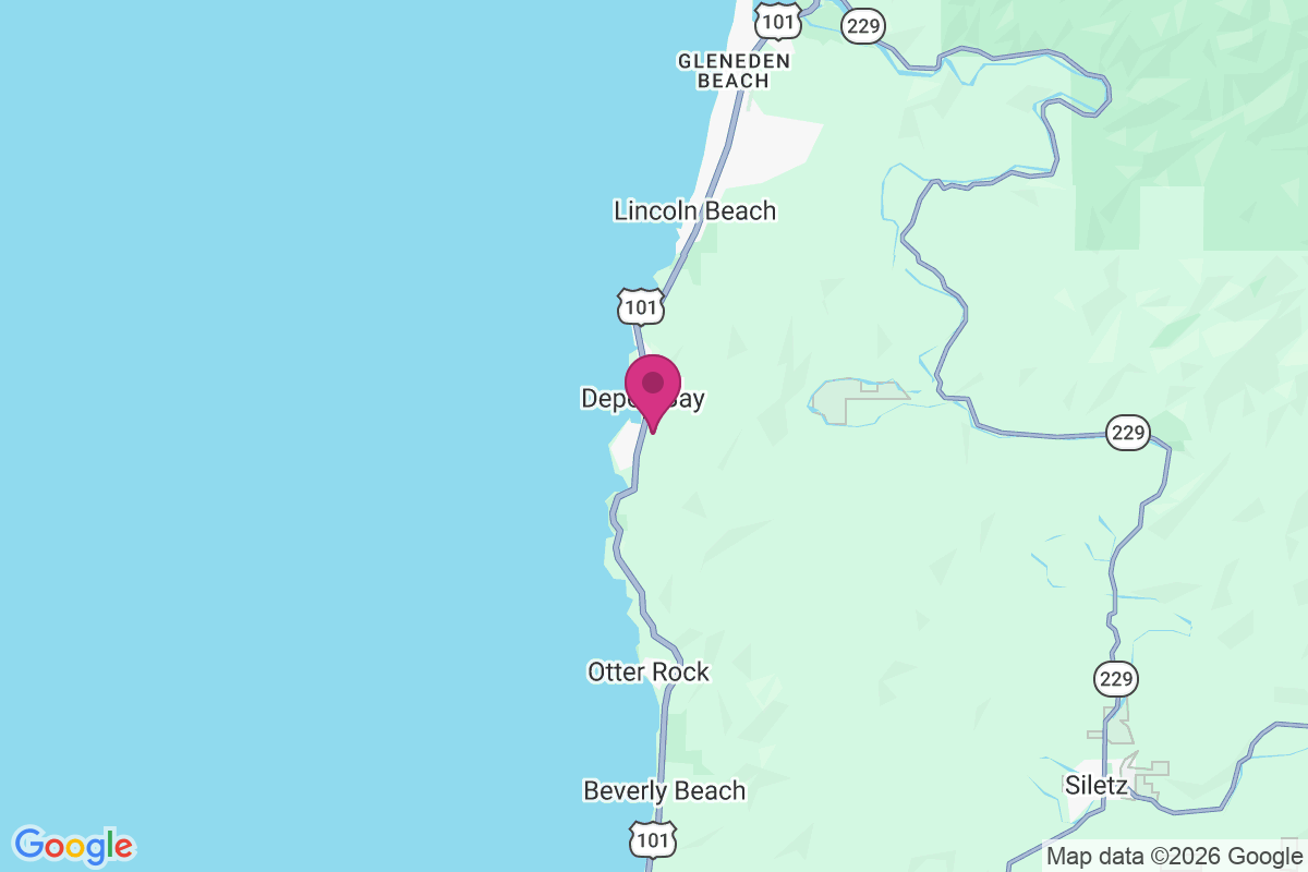 Carte de Depoe Bay