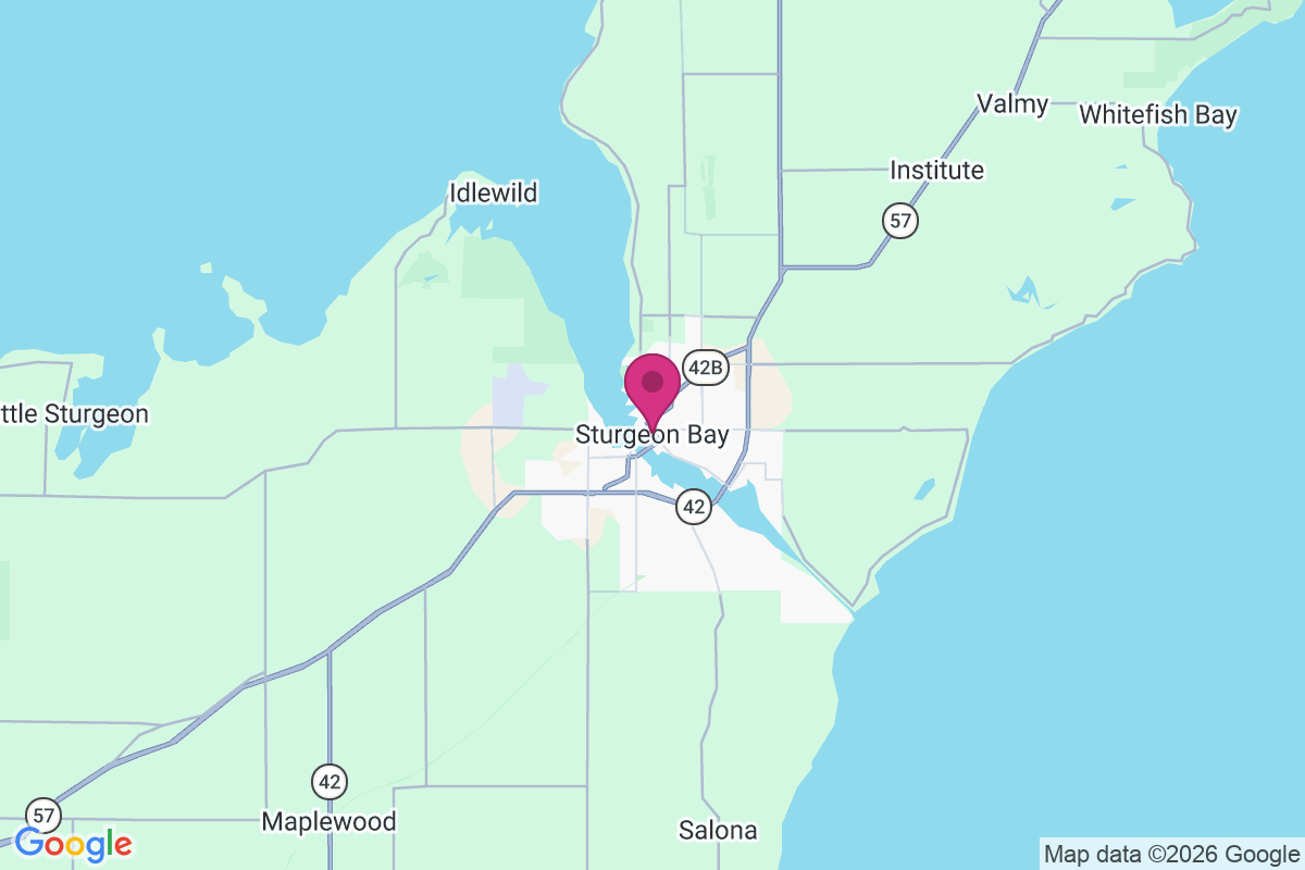 Carte de Sturgeon Bay