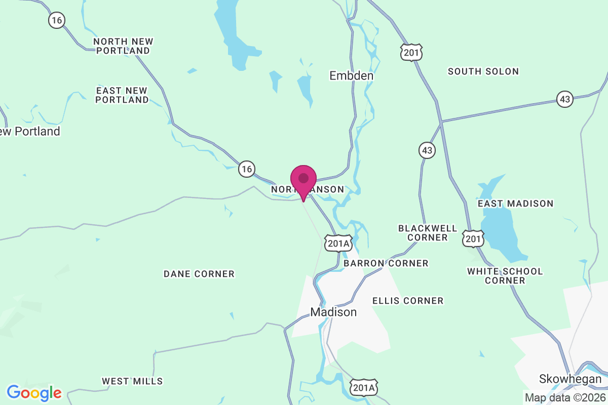 Carte de North Anson