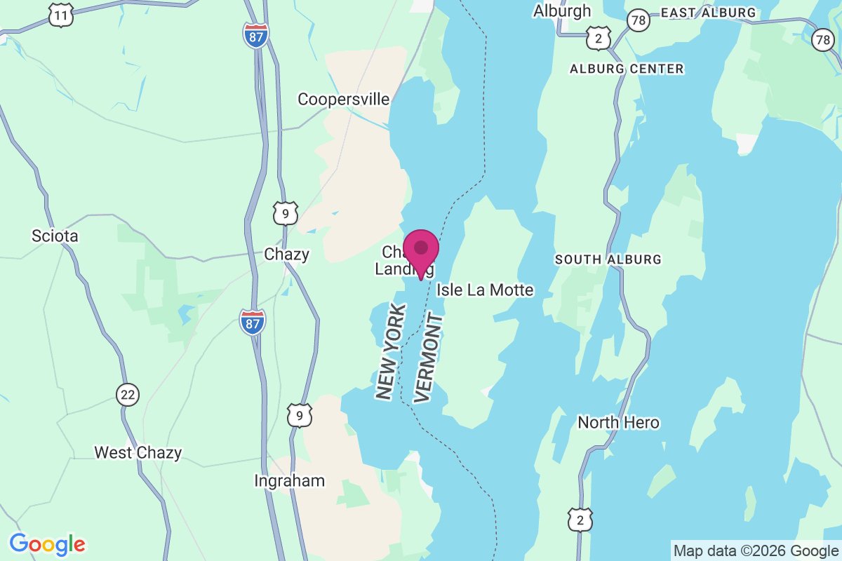 Carte de Chazy Landing