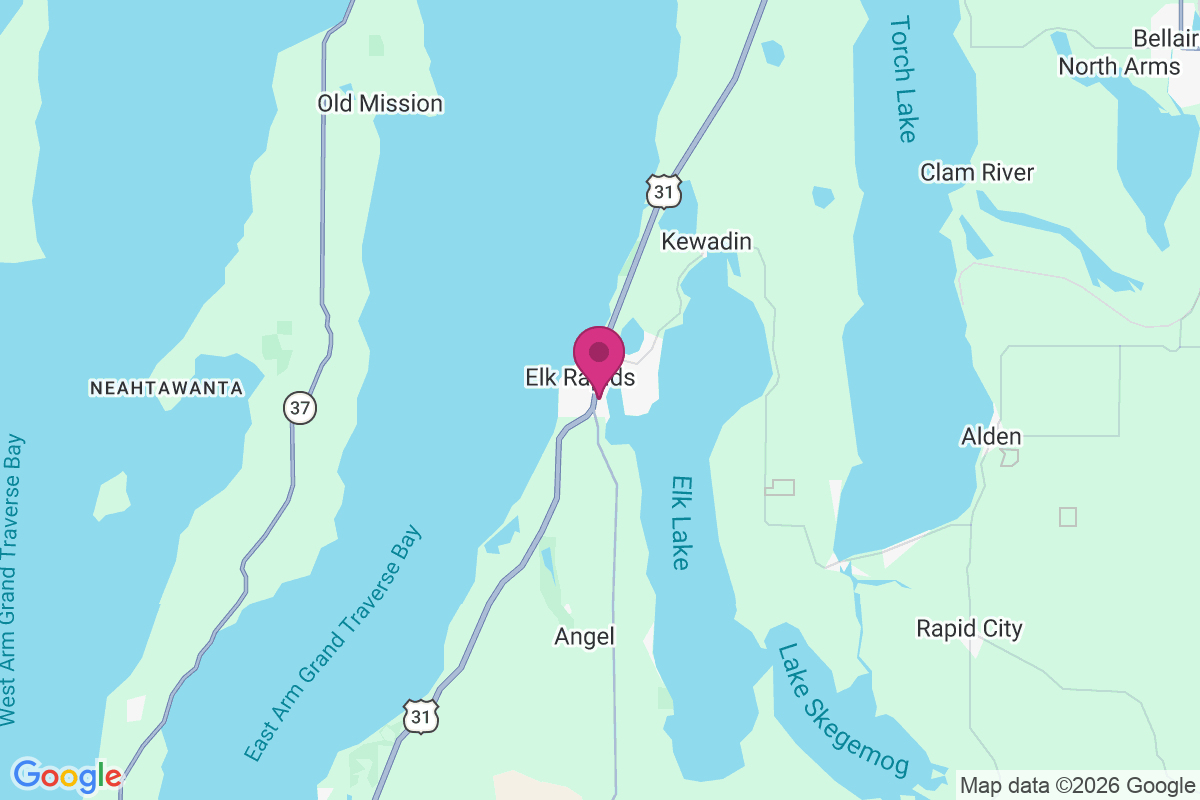 Carte de Elk Rapids