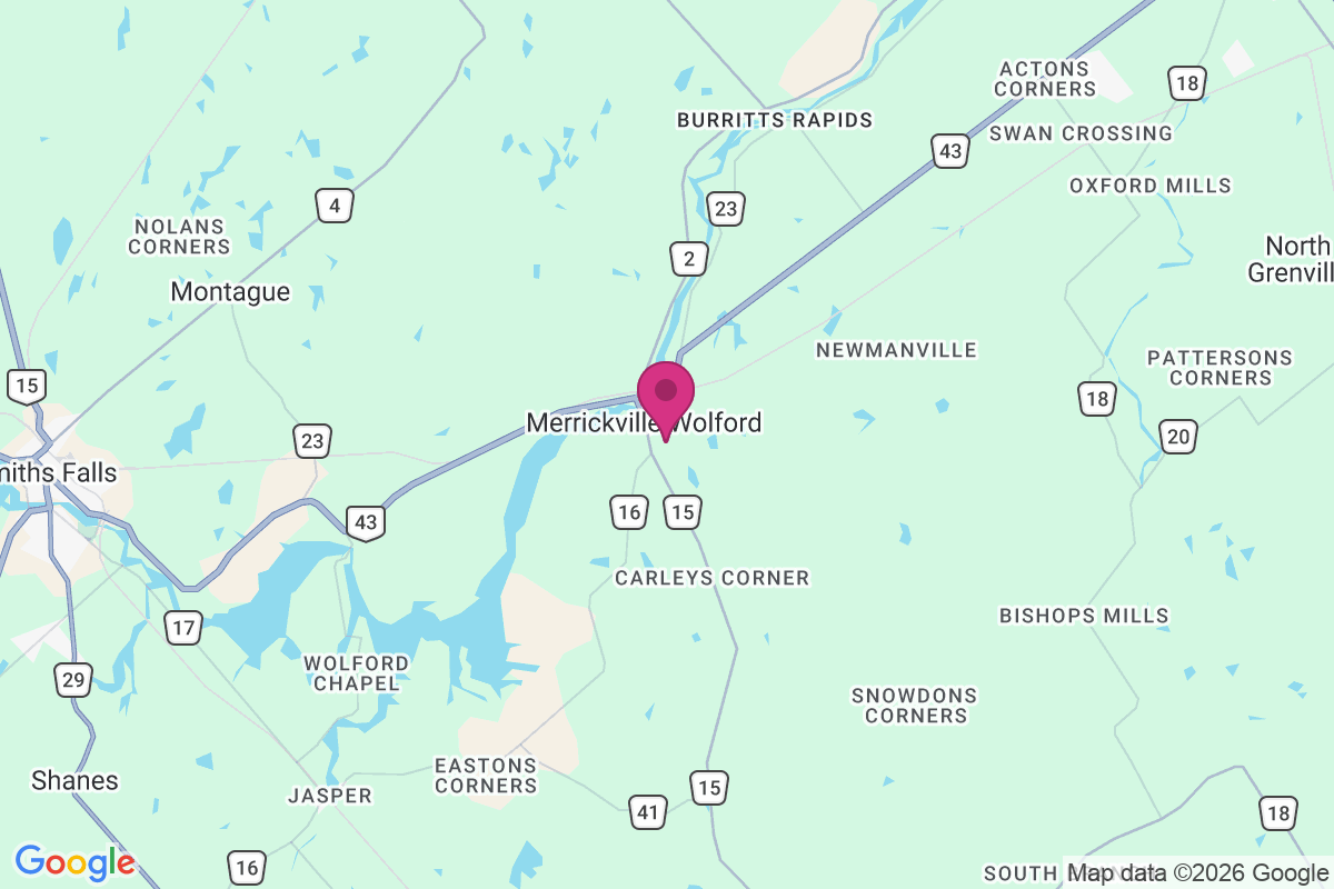 Carte de Merrickville