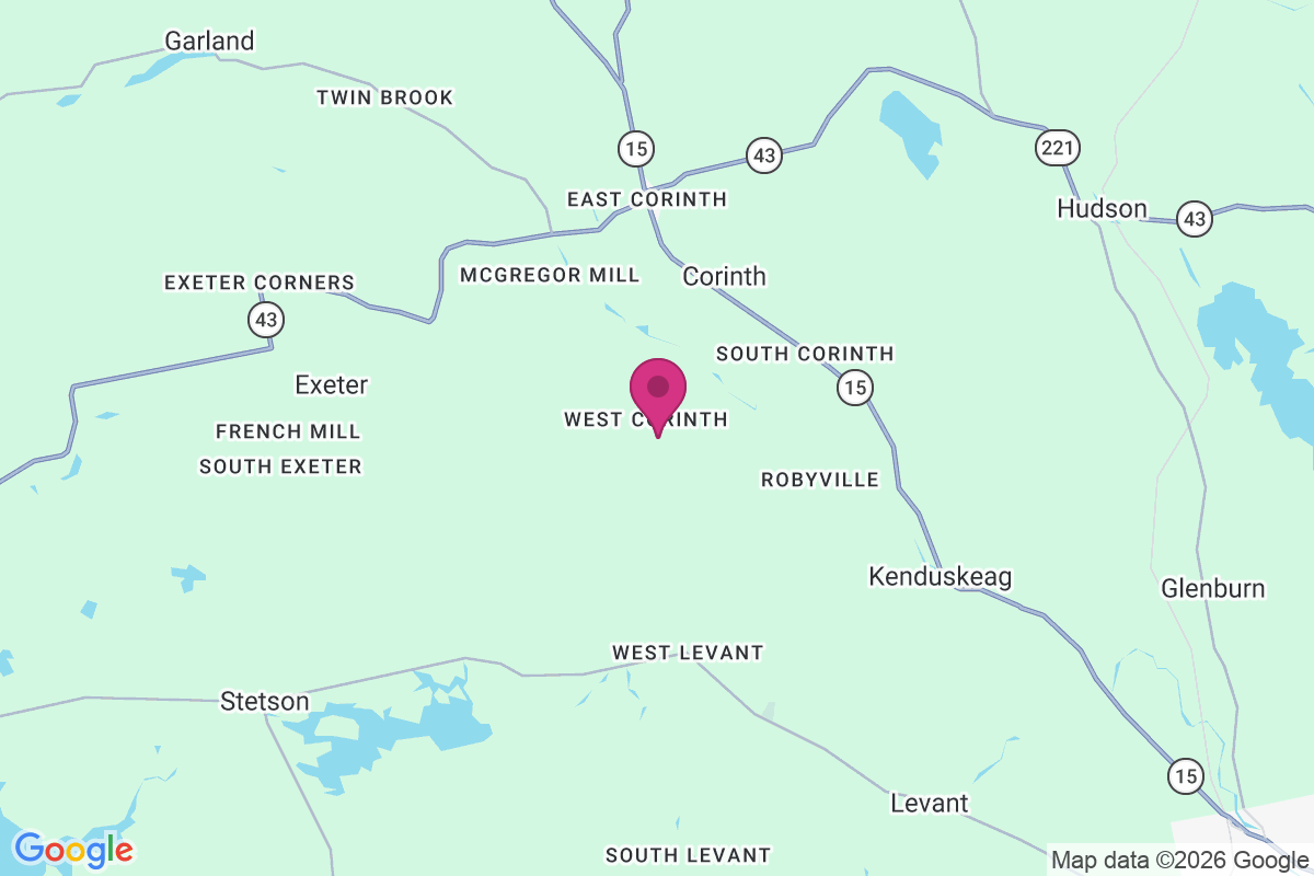 Carte de West Corinth