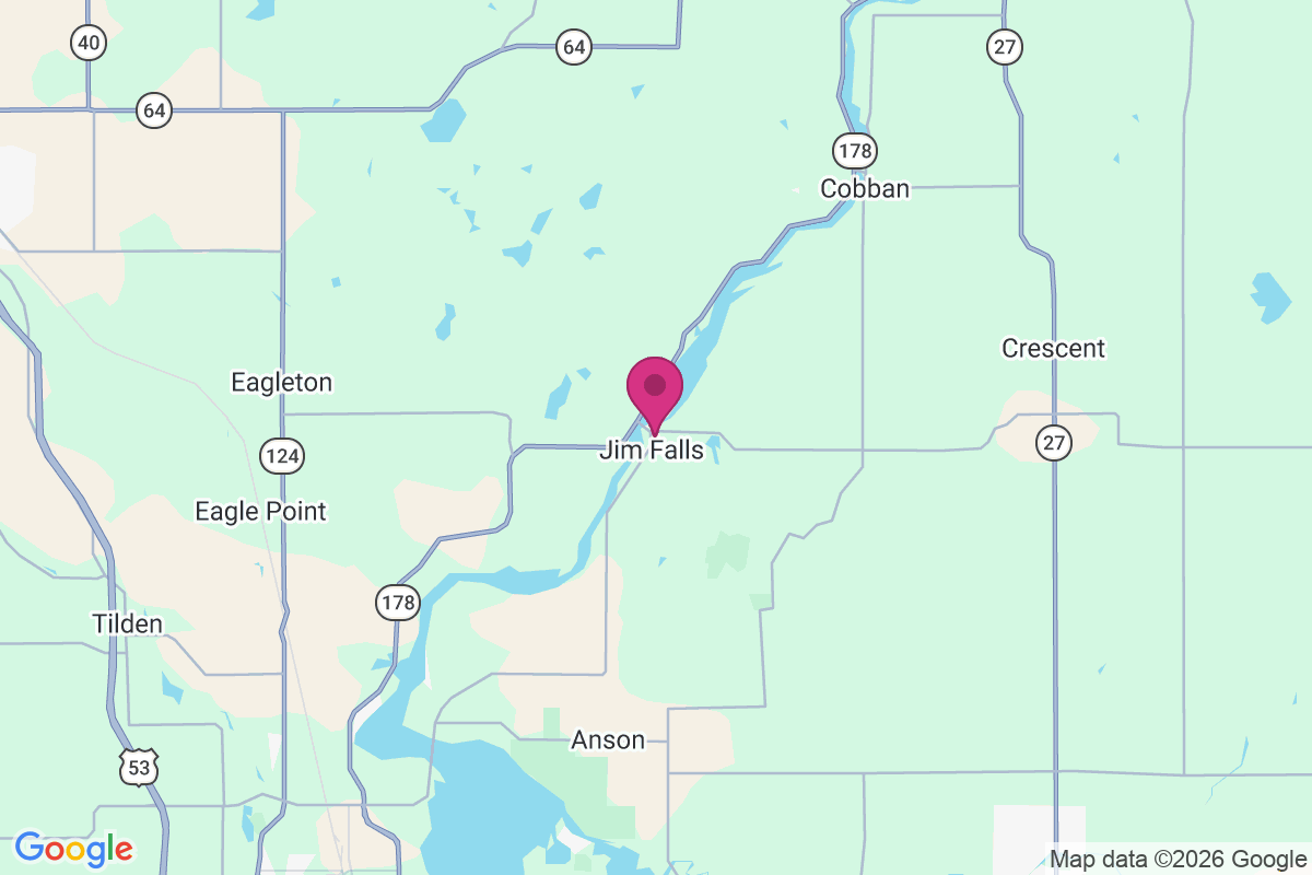 Carte de Jim Falls