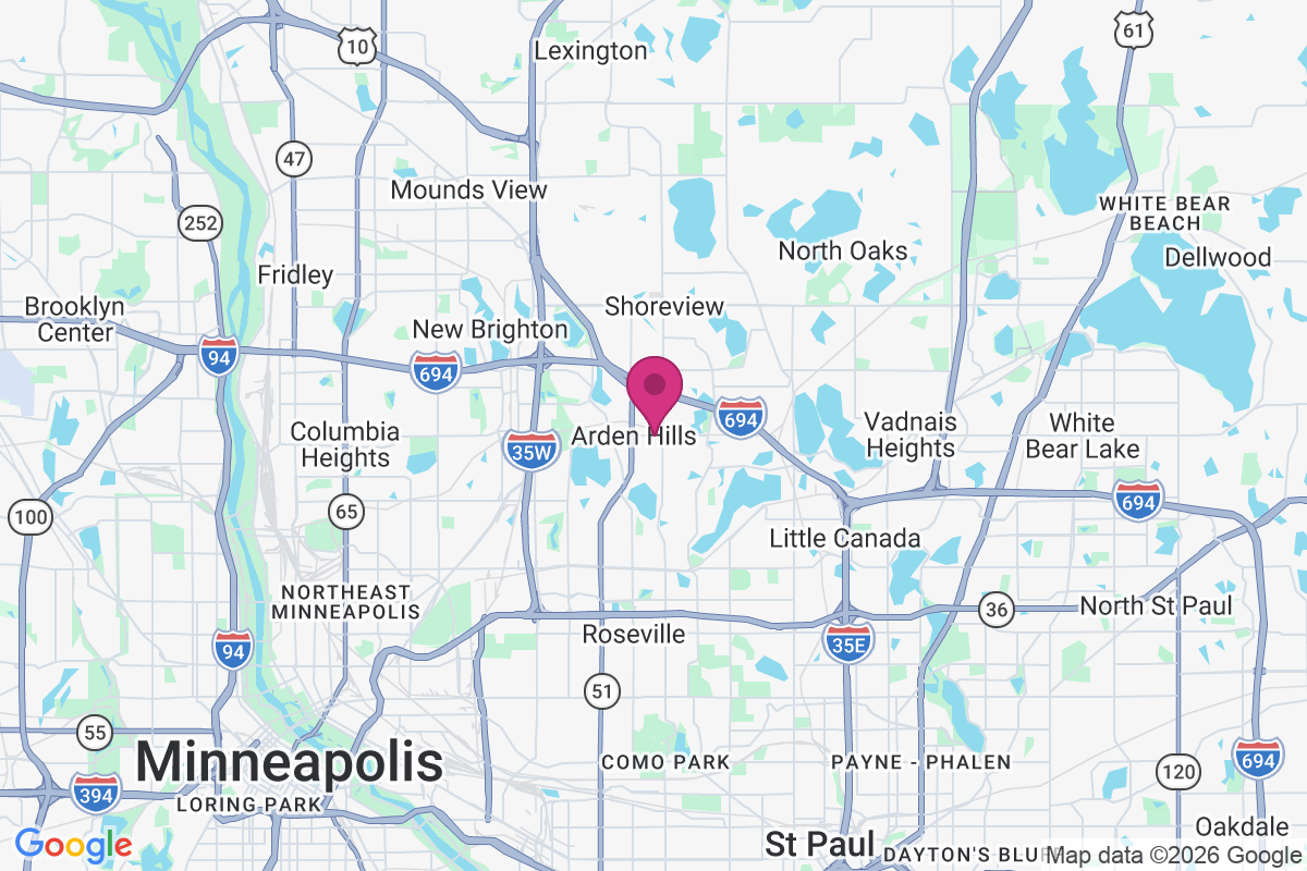 Carte de Arden Hills