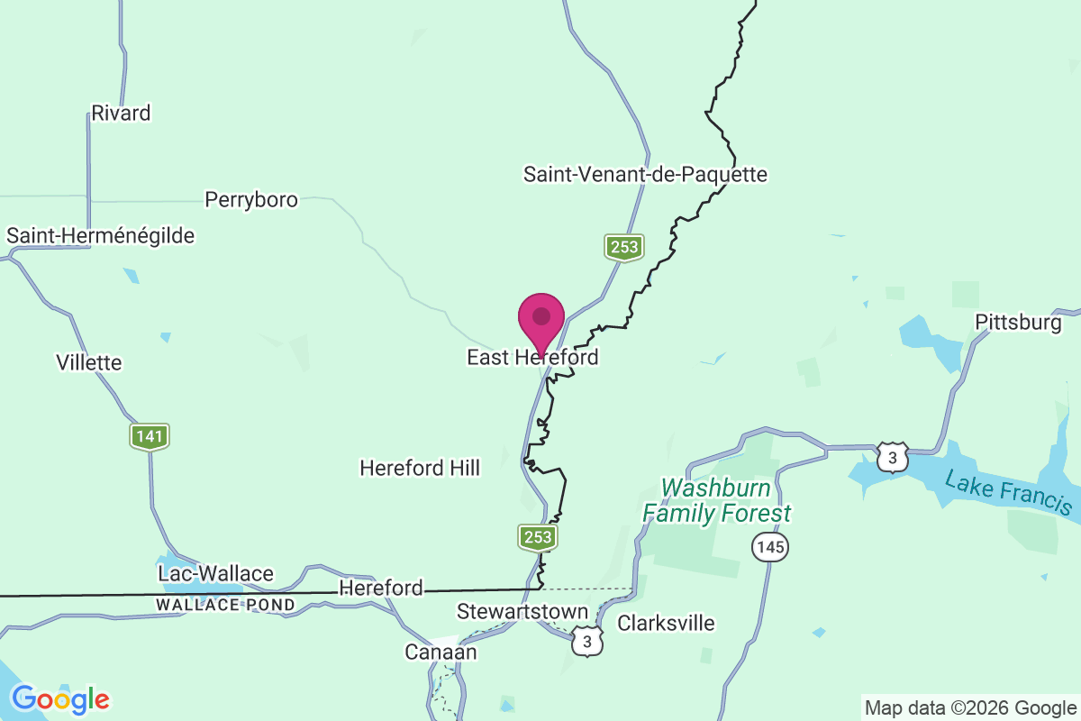 Carte de East Hereford
