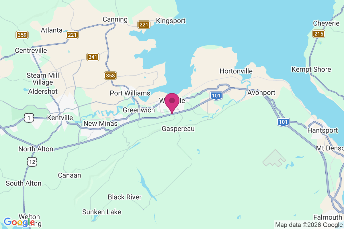 Carte de Wolfville
