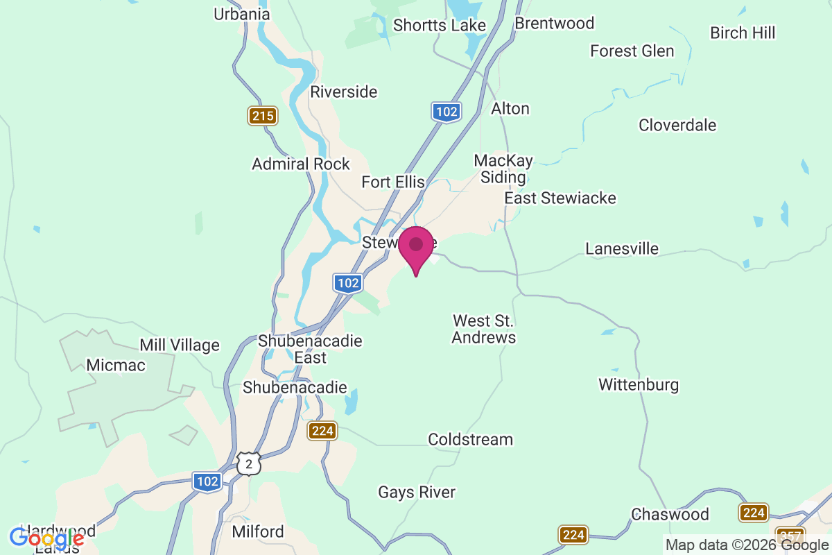 Carte de Stewiacke