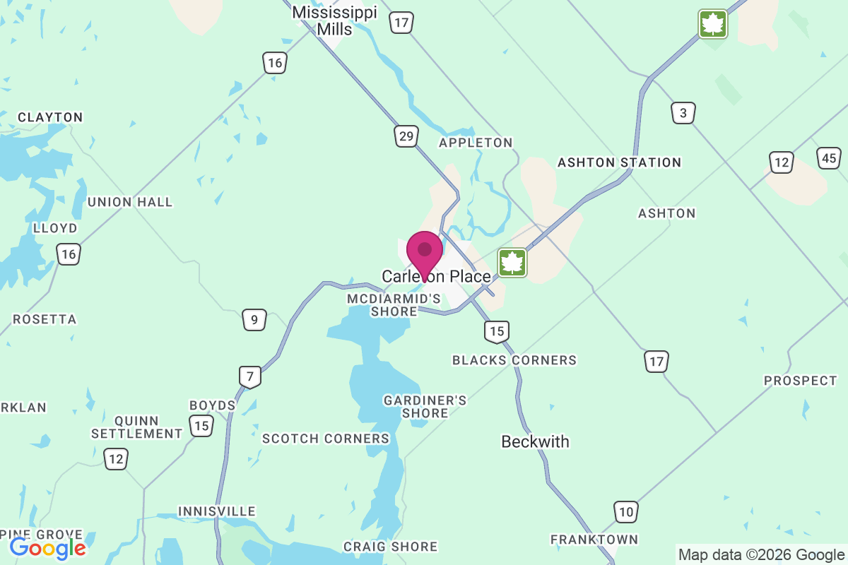 Carte de Carleton Place