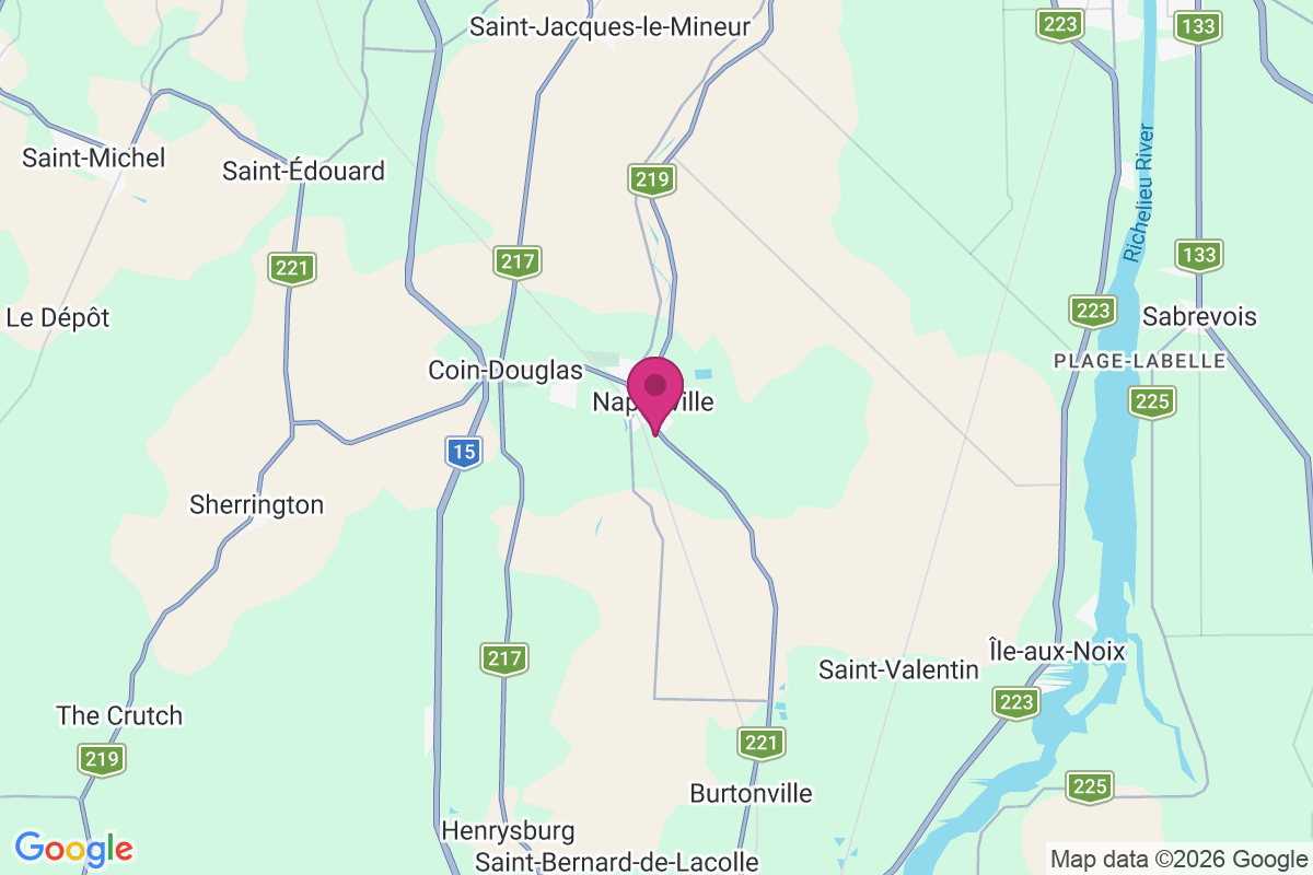 Carte de Napierville