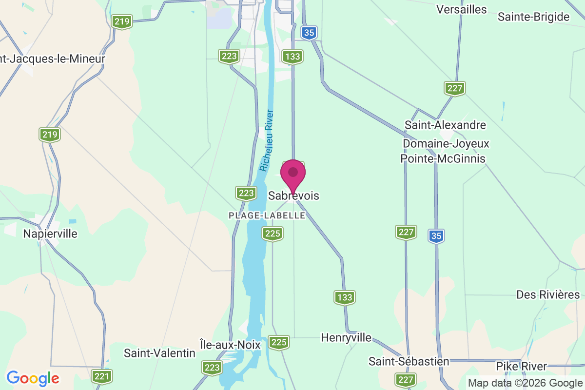 Carte de Sabrevois