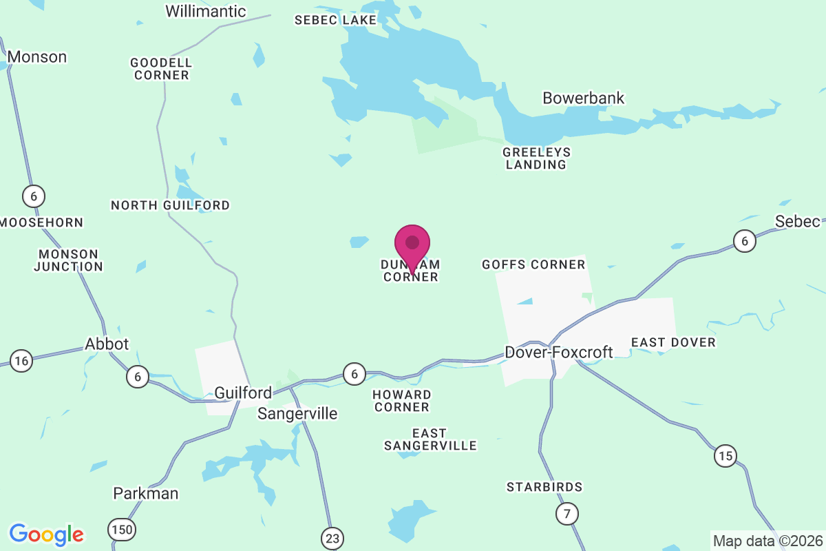 Carte de Dunham Corner