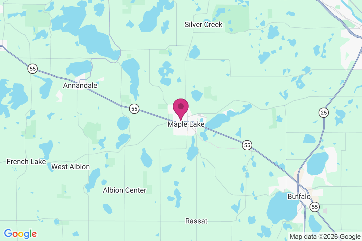 Carte de Maple Lake