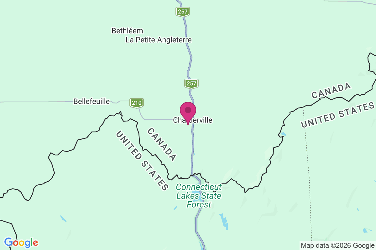 Carte de Chartierville