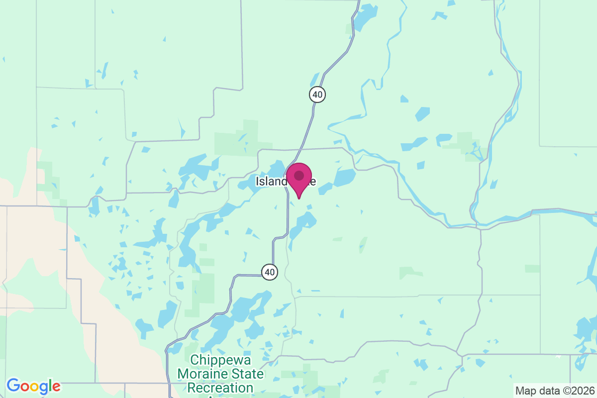 Carte de Island Lake