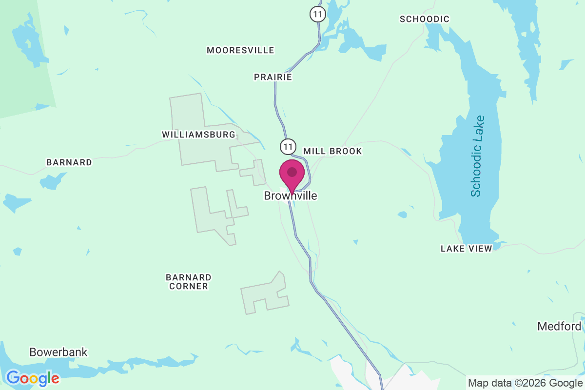 Carte de Brownville Junction
