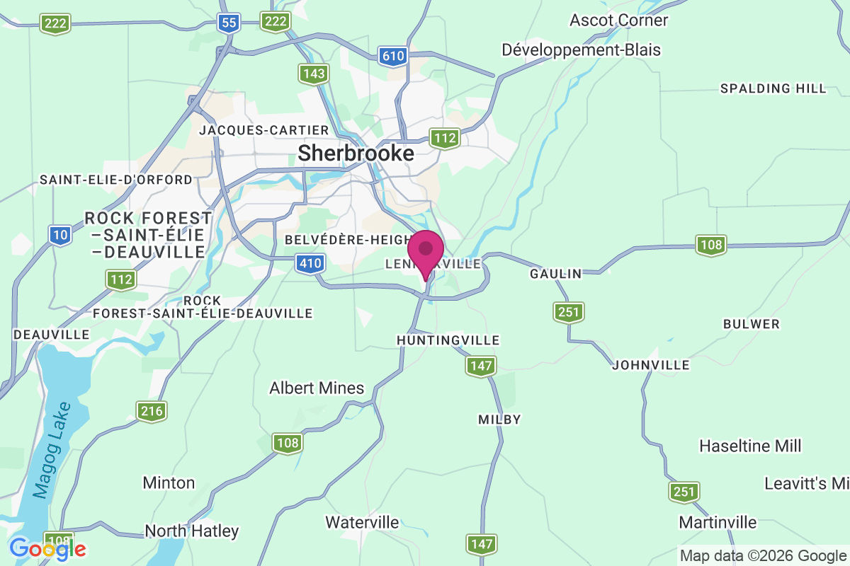 Carte de Lennoxville
