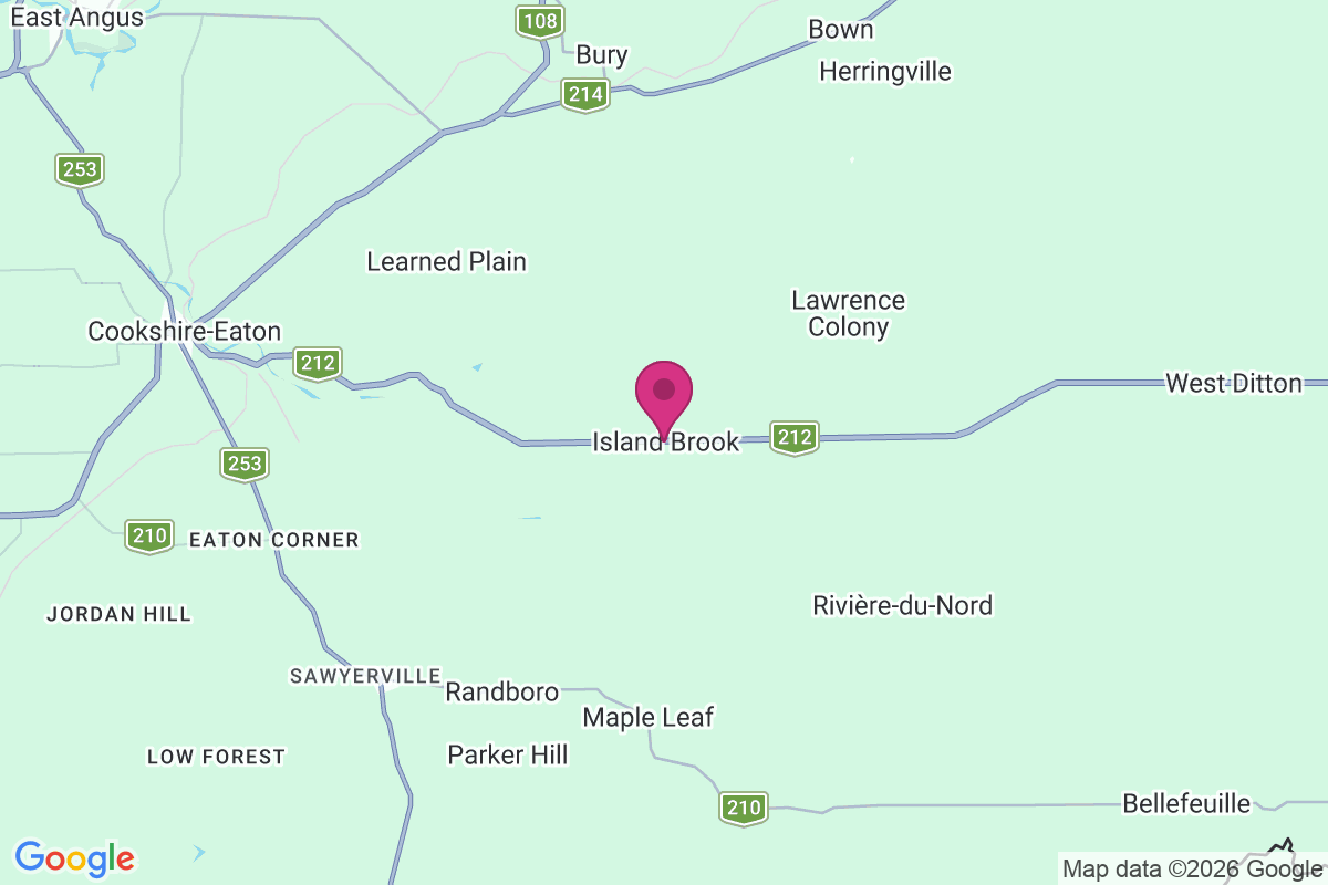 Carte de Island Brook