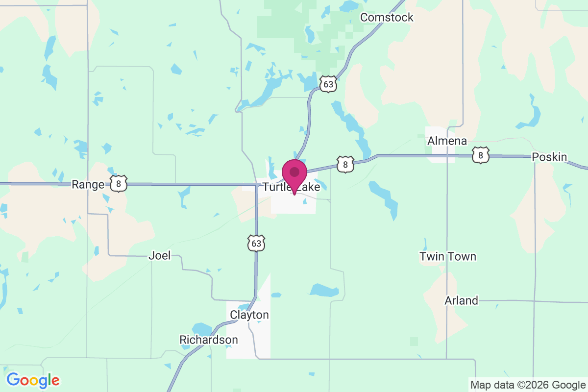 Carte de Turtle Lake