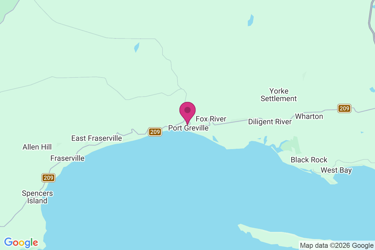 Carte de Port Greville