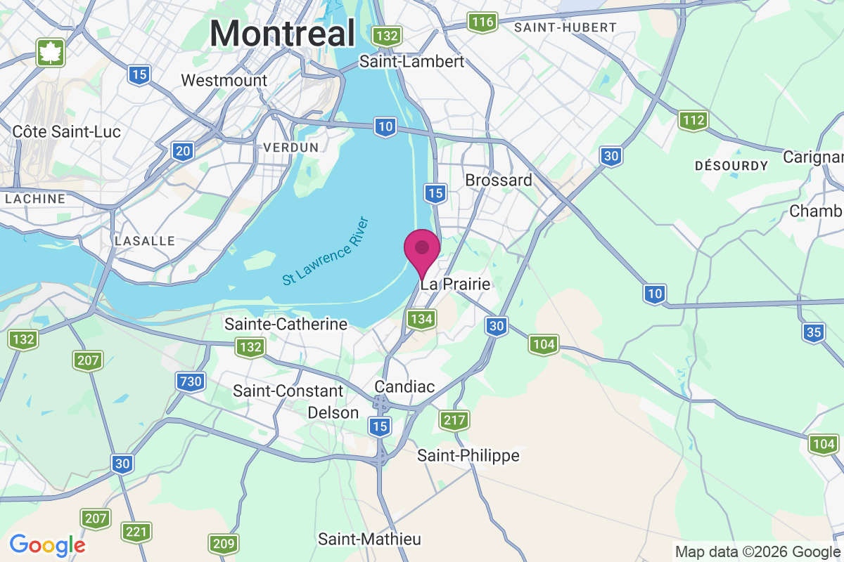 Carte de La Prairie