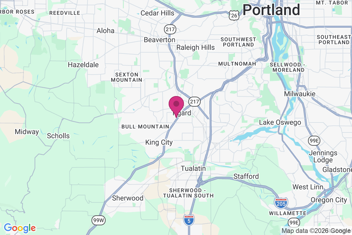 Carte de Tigard