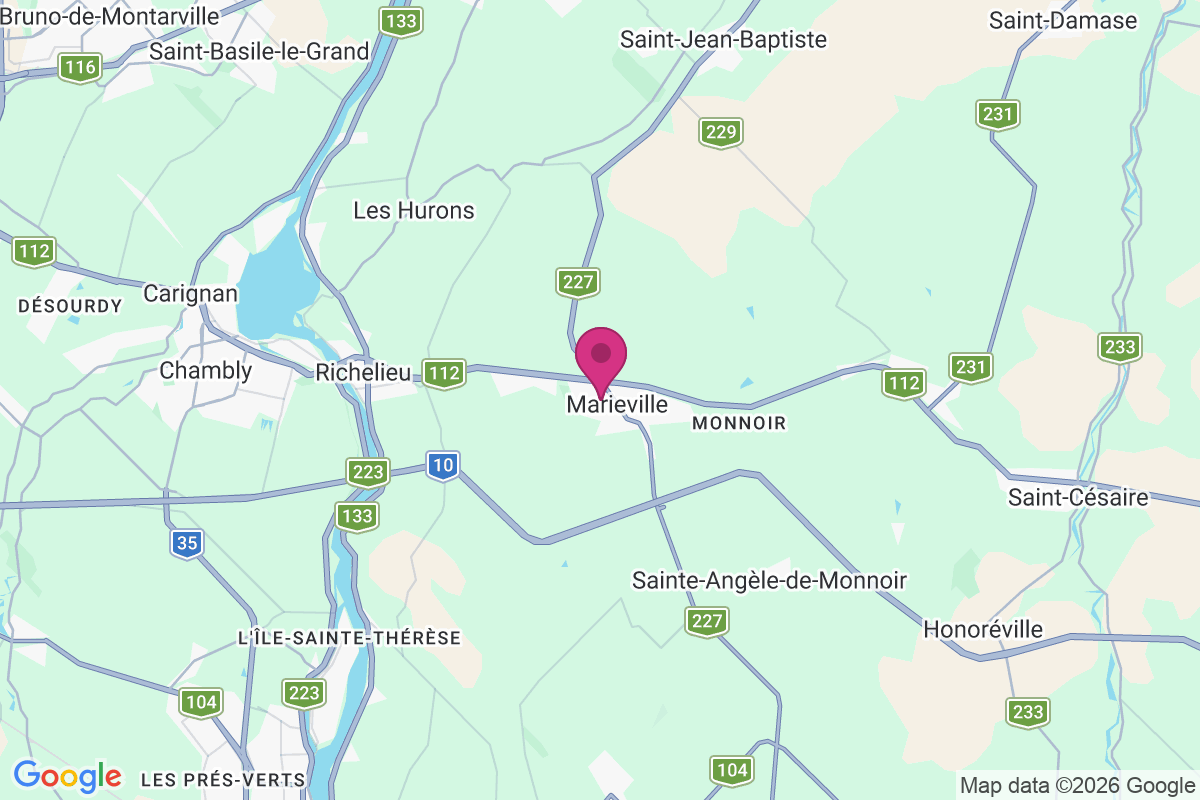 Carte de Marieville