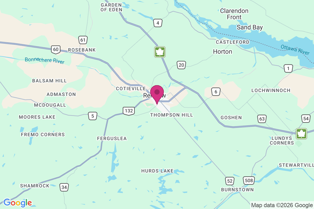 Carte de Burnstown