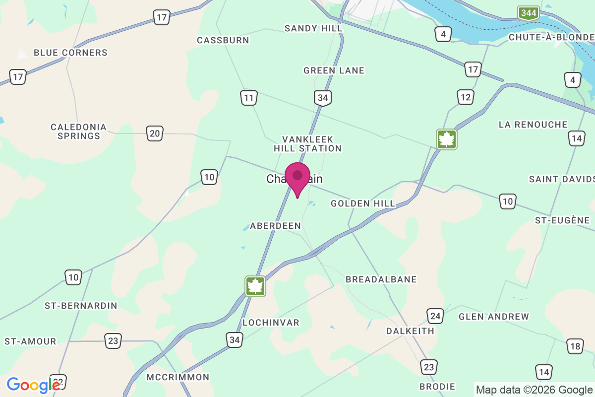 Carte de Vankleek Hill