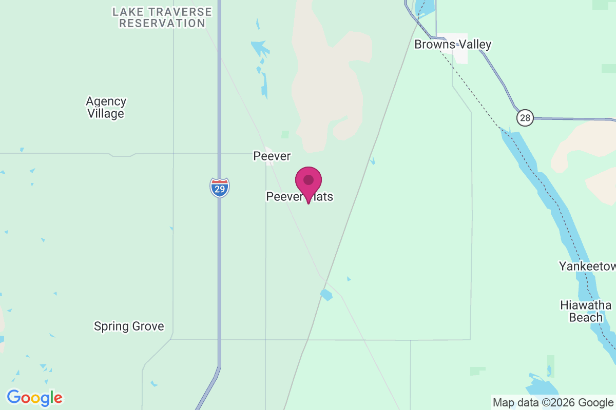 Carte de Peever Flats