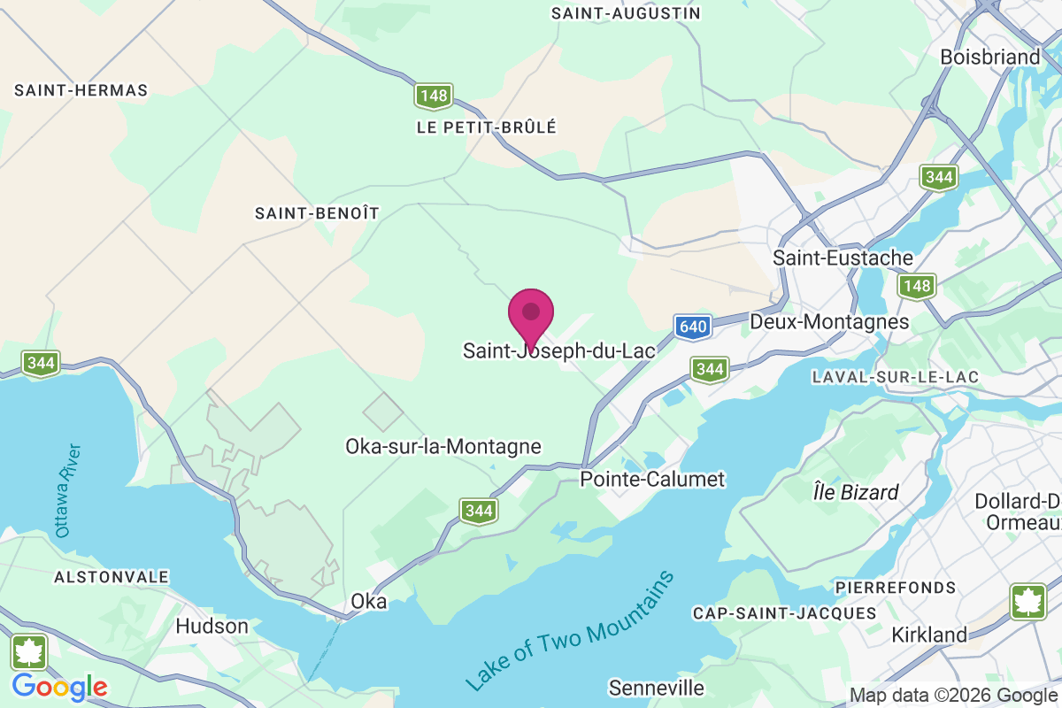 Carte de Saint-Joseph-du-Lac