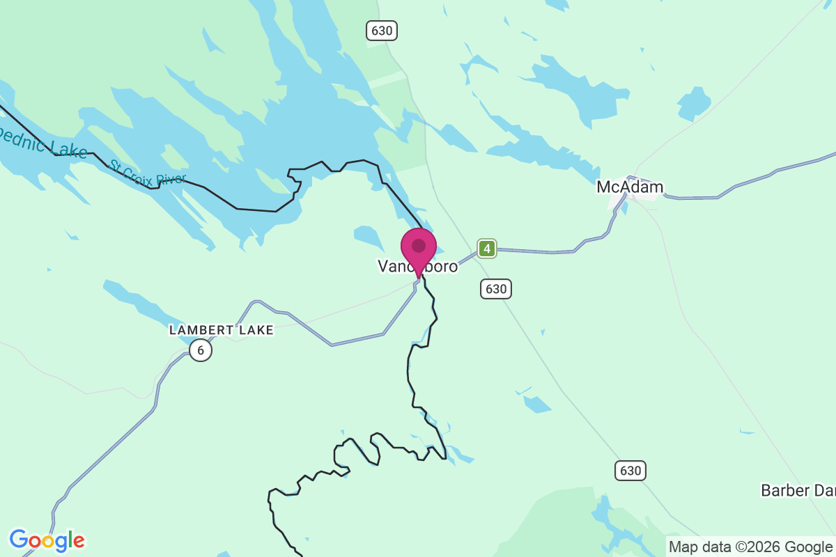 Carte de Vanceboro