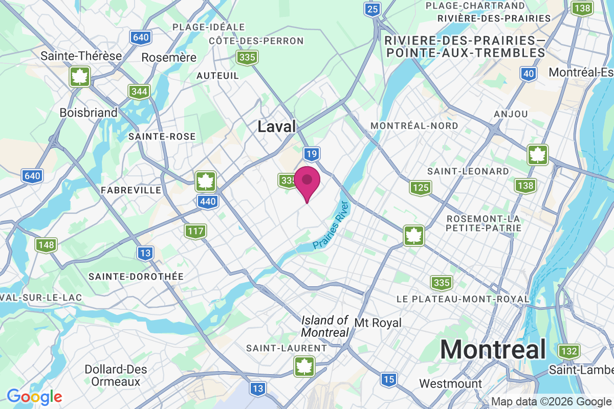 Carte de Laval