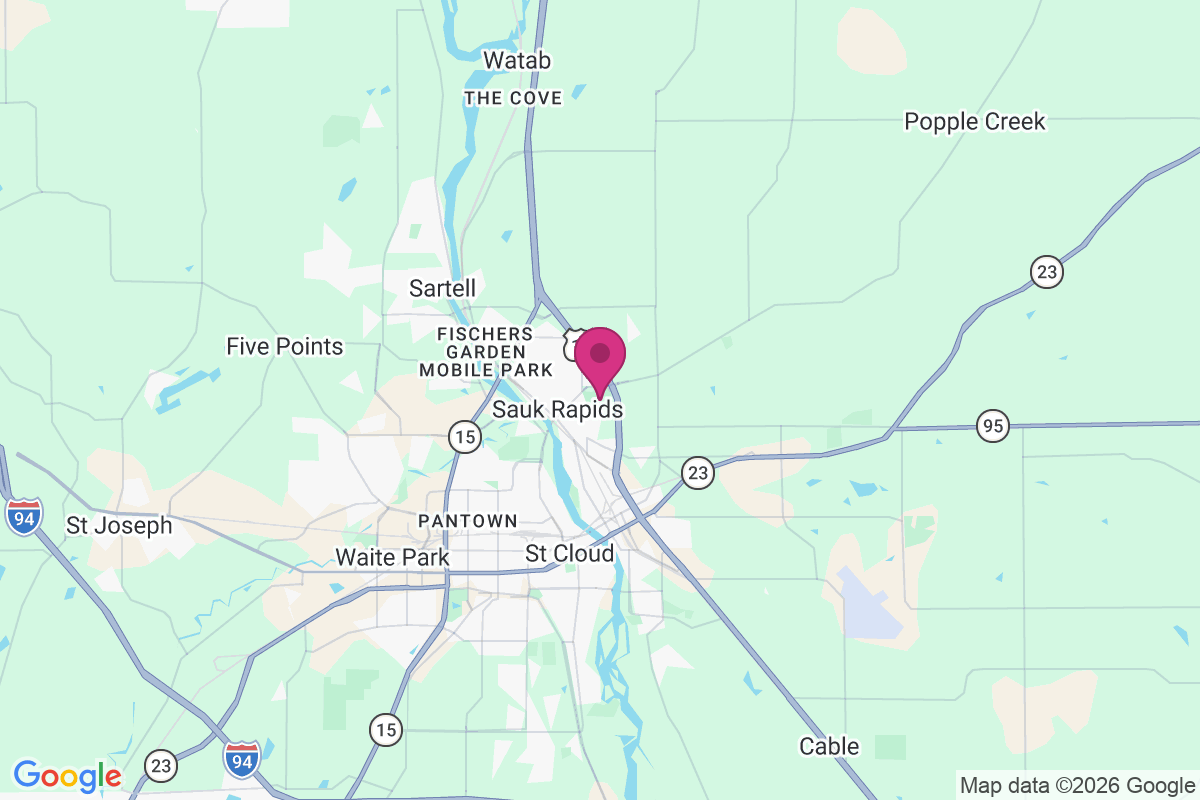 Carte de Sauk Rapids